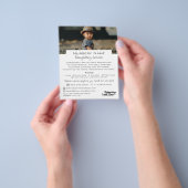 Kind in Pet, Babysitter, Dagopvang, Nursery Advert Flyer (Hand)