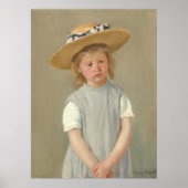 Kind in Pet - Mary Cassatt Fine Art Poster (Voorkant)