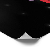 Kind in Rocket Ship Space Travel Room Poster (Hoek)