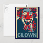 Kind in rood en blauw briefkaart (Voorkant / Achterkant)