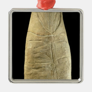 Kind in wasgoed metalen ornament