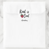 Kind is Cool Square Stickers (Tas)