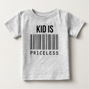 Kind is Rriceless T-Shirt Barcode Bar Tee Shirt