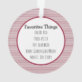 Kind Jaar in de Review Ornament met Blue Truck (achterkant)