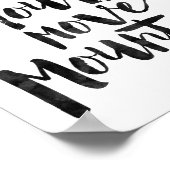 Kind Je zal bergen verplaatsen Poster (Hoek)