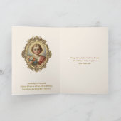  kind Jesus Floral Religious Friendship Bedankkaart (Binnen)