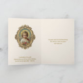  kind Jesus Floral Religious Friendship Bedankkaart (Binnen)