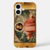 KIND JESUS MET ANGELS, bruin perkament Case-Mate iPhone Case (Achterkant)