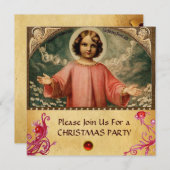 KIND JESUS MET ANGELS, Parchment Kaart (Voorkant / Achterkant)