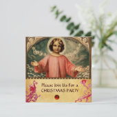 KIND JESUS MET ANGELS, Parchment Kaart (Staand voorkant)