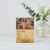 KIND JESUS MET ANGELS VISITEKAARTJE (Staand voorkant)