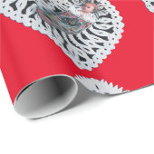 Kind Jezus, Antiek kerstpapier Cadeaupapier (Rol Hoek)