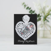 Kind Jezus, Antiek kerstpapier Feestdagenkaart (Staand voorkant)