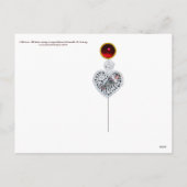 Kind Jezus, Antiek kerstpapier Feestdagenkaart (Achterkant)