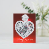 Kind Jezus, Antiek kerstpapier Feestdagenkaart (Staand voorkant)