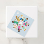 Kind Jezus en kinderen Bedankjes Labels (In situ)