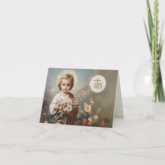 Kind Jezus Eucharistie Eerste Heilige Communie (Voorkant)