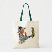  kind, jongen die pirate Parrot Bird speelt Tote Bag (Voorkant)