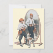 Kind, Jongen Pirate, Dog, Mirror, Buccaneer (Voorkant)