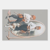 Kind, Jongen Pirate, Dog, Mirror, Buccaneer Inpakpapier Vel (Voorkant 3)