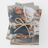  Kind, Jongen Pirate, Dog, Mirror, Buccaneer Inpakpapier Vel (In situ)