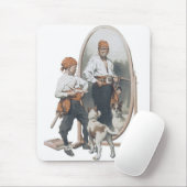  Kind, Jongen Pirate, Dog, Mirror, Buccaneer Muismat (Met muis)