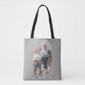  Kind, Jongen Pirate, Dog, Mirror, Buccaneer Tote Bag (Voorkant)