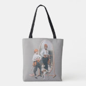  Kind, Jongen Pirate, Dog, Mirror, Buccaneer Tote Bag (Achterkant)