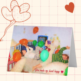 Kind Joyful Celebration Valentijnsdag Kaart