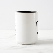 Kind K - Gepersonaliseerde luxe lof mok (Center)