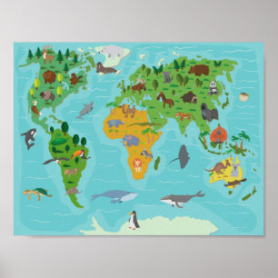 Kind Kaart Poster