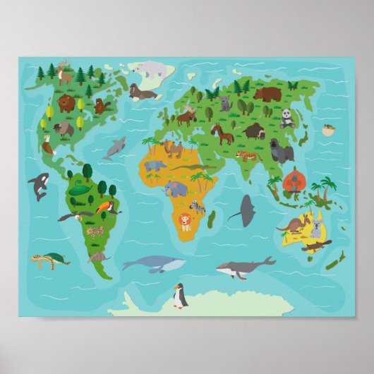 Kind Kaart Poster (Voorkant)