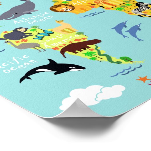 Kind Kaart Poster (Hoek)