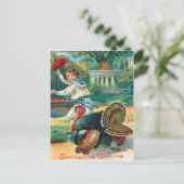 Kind & Kalkoen Briefkaart (Staand voorkant)