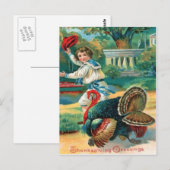 Kind & Kalkoen Briefkaart (Voorkant / Achterkant)
