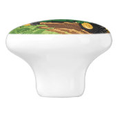 Kind Kamer Boerderij Tractor Uitrusting Leuke Groe Keramische Knop (Zijkant)