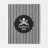 Kind kapitein fleece deken (Voorkant)