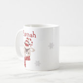 Kind Kerst Gepersonaliseerde Mok (Voorkant links)