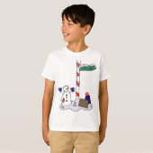 Kind kerstshirt t-shirt (Voorkant volledig)