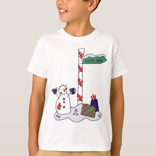Kind kerstshirt t-shirt (Voorkant)