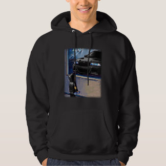 Kind Kijkend naar Dream Car Artwork Hoodie