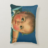  kind, kind, kind of meisje in hoge kinderstoel accent kussen (Achterkant (Verticaal))