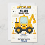 kind kinder Eenvoudige bouwwagens 5e verjaardag Kaart (Voorkant)