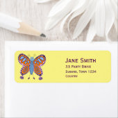 Kind kinder vlinder etiket (Insitu)