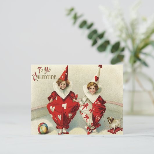 Kind Kinderhond Kogelhart Briefkaart (Staand voorkant)