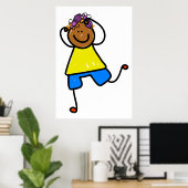 Kind kop-ijs poster (Thuiskantoor)