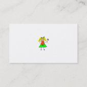 Kind kop-ijs visitekaartje (Achterkant)