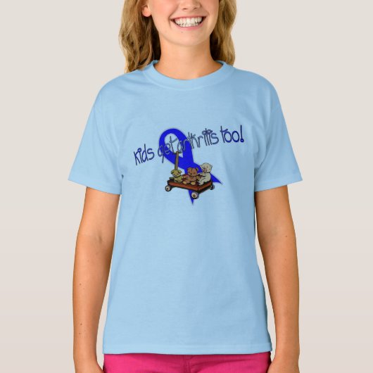 Kind krijgt artritis bij T-shirt (Voorkant)