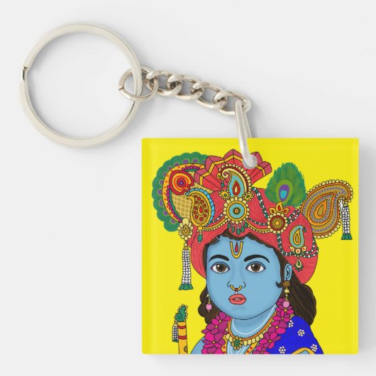 Kind Krishna-sleutelhanger Sleutelhanger (voorkant)