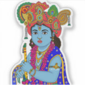 Kind Krishna Sticker (Voorkant)